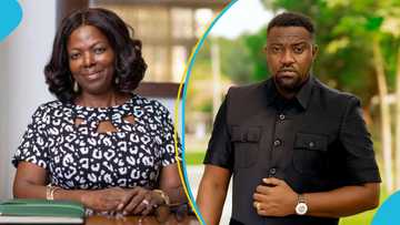 John Dumelo wins online polls, Maa Lydia loses by wide gap, peeps react