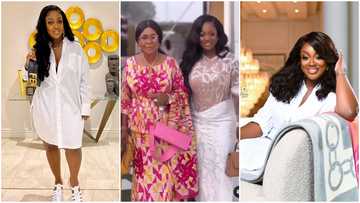 Jackie Appiah Poses With Beautiful Lookalike Mum In Video; Folks Show Them Love