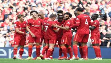 Salah, Mane score as Liverpool thrash Crystal Palace to occupy EPL summit