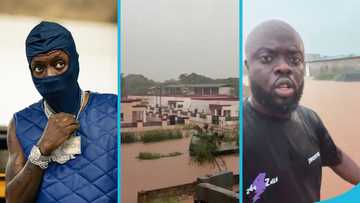 Accra floods: Shatta Wale offers help to Kwadwo Sheldon after his house is submerged