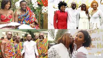 Photos and videos of how the top Ghanaian stars turned up for the wedding of Despite's son