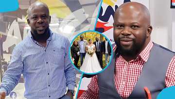 Joyful scenes as Ghanaian radio personality SK Ameyaw marries beautiful partner in the US, photos drop
