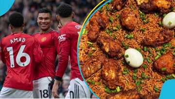 Omo Naija chop last: Man United star praises Ghana Jollof in viral video