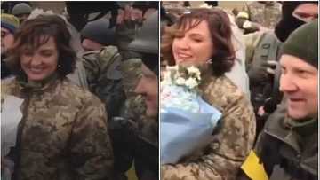 Ukrainian couple serving in the army gets married at the front-line amid Russian invasion by Vladimir Putin