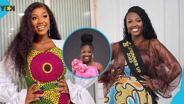 2023 GMB 1st runner-up Naa Ayeley wins over the internet with her pink corseted dress and flawless makeup