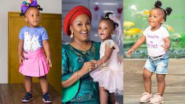 Woman already: Photo of Baby Maxin cooking and feeding her baby in her cute kitchen drops online