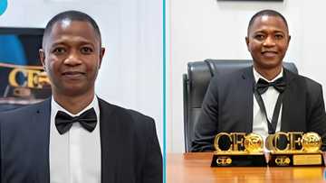 Ghanaian business mogul Nick Danso Adjei shares money with hometown folks