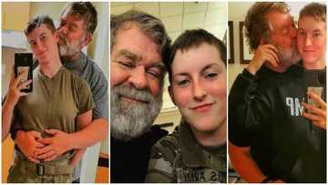Beautiful 19-year-old military officer marries 61-year-old man she met online, he is older than her parents