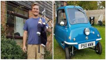 World's smallest car: Man travels the length and breadth of Britain with pint-sized car