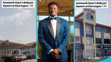 Video of Asamoah Gyan's building business complex surfaces: "Baby Jet Square"