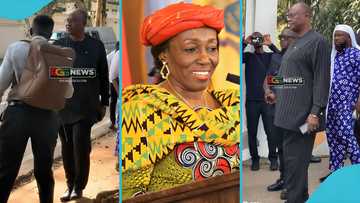 Spio-Garbrah devastated as he visits Konadu Agyeman-Rawlings' house to mourn her demise, video
