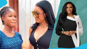 Ama Yeboah asks Serwaa Amihere for permission to speak Twi during an English chat