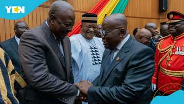 "Worthy opponent": Mahama pays tribute to Akufo-Addo in inauguration speech after period of animosity