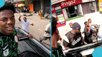 IShowSpeed: US streamer arrives in Nigeria, looks disappointed as men chase convoy to ask for money