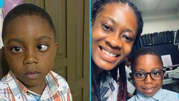 KNUST final-year optometry student celebrated for treating a little boy's rare eye condition