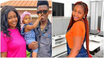 Strongman Burner: Baby Mama opens up about hot photo involving rapper and 2 thick ladies, peeps react