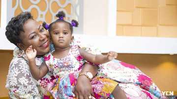 Gifty Anti’s daughter all grown; stuns Ghanaians with unique African hair and dress design in photo