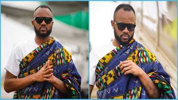 Jordan Ayew speaks about wearing kente cloth during Black Stars arrival in Abidjan