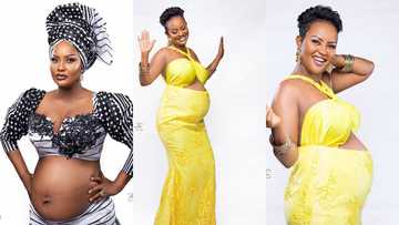 Nana Ama McBrown shares rare photo of herself heavy pregnant