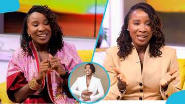 TV3 presenter Naa Ashorkor looks effortlessly chic in a white pantsuit for her 37th birthday photoshoot