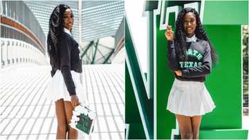 Pretty lady splashes her beauty all over social media after bagging degree in biochemistry