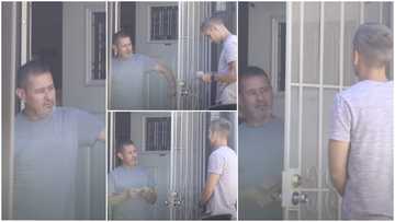 Are you an angel? Man surprised as stranger knocks on his door in the morning, pays GHc 7200 for his house rent