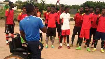 Photos and video of Coach Sympathy who was crippled at age 9 until Nana Ama McBrown ‘saved’ him