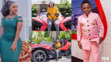 Yaw Dabo's beautiful girlfriend flaunts him on his 21st birthday (photo)