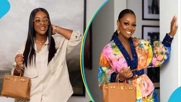 Jackie Appiah runs to catch up with the train in Paris, video: "I have an appointment with Hermes"