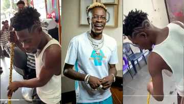 Shatta Wale's lookalike pops Up, video of him sweeping shop causes stir