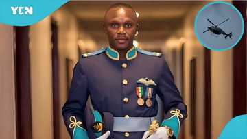 Squadron Leader Peter Bafemi Anala: Meet the pilot in the GAF helicopter crash, photos