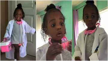 Adorable little doctor examines "sick" mum; prescribes drug for her in heartwarming video; world react