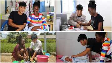 Lady Falls in Love & Marries Chinese Man that Came to Fix Power Plant in Her Area
