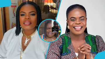 Oheneni Adazoa curses TikToker who accused her of hypocrisy for supporting Akosua Serwaa, video