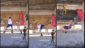 Tik Tok users react to man imitating fight moves from popular video game