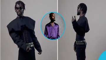 Black Sherif drops Kilos Milos: Musician trends with his crop jacket and waist trainer for his music video