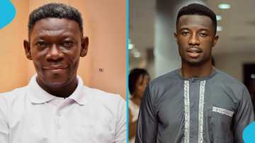 Agya Koo and Kwaku Manu: Kumawood stars spotted tussling on set, Ghanaians react