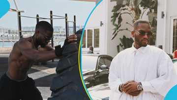 Sharaf Mahama's handsome brother Shahid Mahama who is reportedly single flaunts his fine abs on Instagram