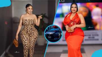 Kisa Gbekle brags as she acquires brand new luxury car worth over GH₵600k, video trends