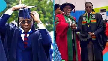 Stonebwoy shares heartfelt moment receiving Master's Degree certificate at graduation ceremony