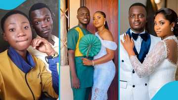 Ghanaian man delights as he marries girlfriend of 11 years, shares videos of their journey