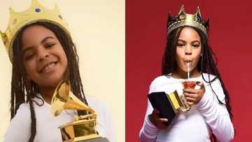 Jay-Z's & Beyonce's daughter Blue Ivy spotted sipping drink from her 1st Grammy