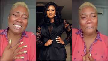 Abena Korkor sheds uncontrollable tears as she recounts her struggles with rejection and stigma in video