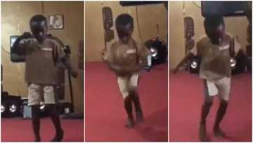 Give it up! Little kid 'scatters' dance floor with fast leg moves, nobody could come close (see video)