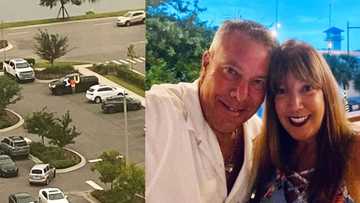 Loving hubby stands outside wife's ICU room for 10 days holding sign written 'I love you'