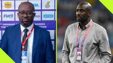 Sudan coach appears to shade GFA president Kurt Okraku and Black Stars boss Otto Addo