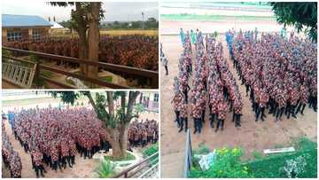 Students dump normal uniform & attend assembly in native attire; photos go viral
