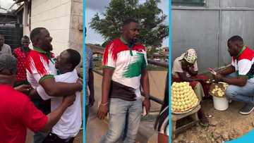 John Dumelo given presidential welcome during door-to-door campaign, video warms hearts