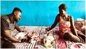 29-year-old Ghanaian mother of triplets appeals for financial support to cater for her kids