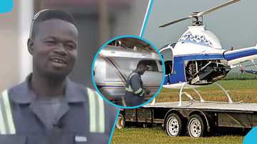 Ghanaian man builds self-made helicopter from scrap metal to aid healthcare in remote areas